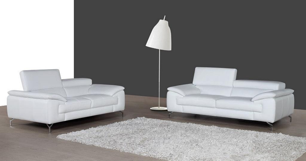 Leather Sofa White J M