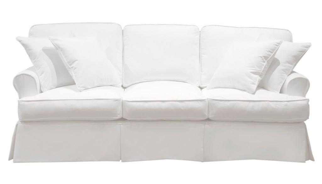 Slipcovered Sofa White