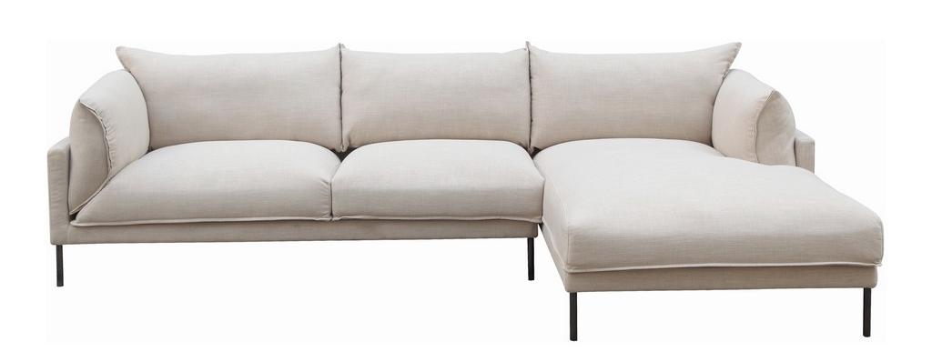 Sectional Right Beige Moes